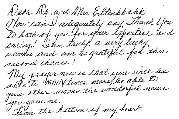 Kind words from our patients