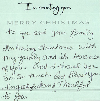 Kind words from our patients